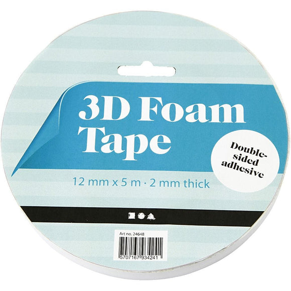 3D Tape W:12 Mm Thickness 2 Mm 5 M