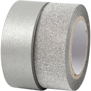 Design Tape, W: 15 Mm, Silver, Skagen, 2Rolls