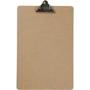 Clipboard, A4 21X34 Cm, Thickness 3 Mm, Mdf, A4, 1Pc