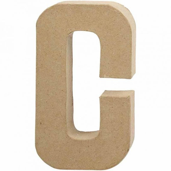 Letter C, Large, H: 20.5Cm, W: 11.8Cm Thickness 2.5 Cm, 1 Pc