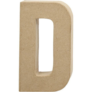 Letter D, Large, H: 20.5Cm, W: 11.8Cm Thickness 2.5 Cm, 1 Pc