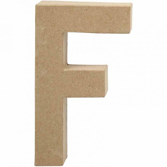 Letter F, Large, H: 20.5Cm, W: 11.8Cm Thickness 2.5 Cm, 1 Pc