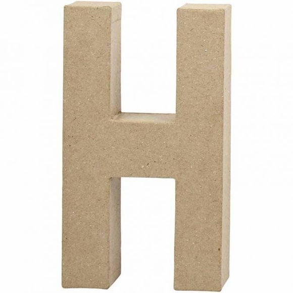 Letter H, Large, H: 20.5Cm, W: 11.8Cm Thickness 2.5 Cm, 1 Pc