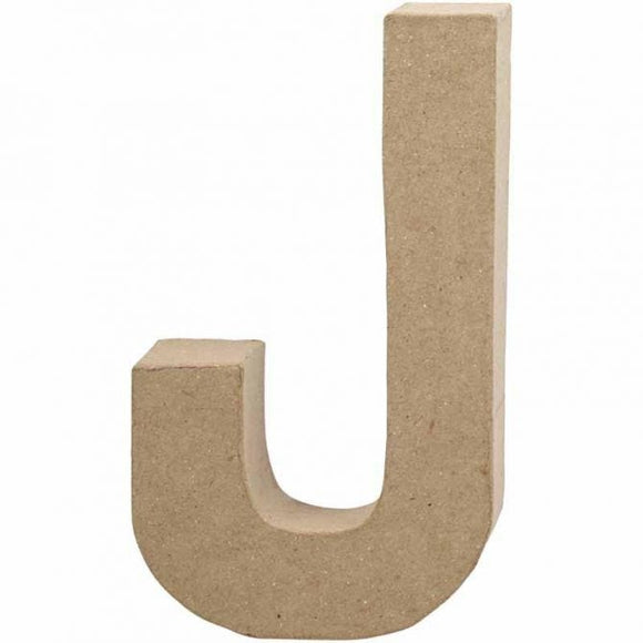 Letter J, Large, H: 20.5 Cm, W: 11.8Cm Thickness 2.5 Cm, 1 Pc