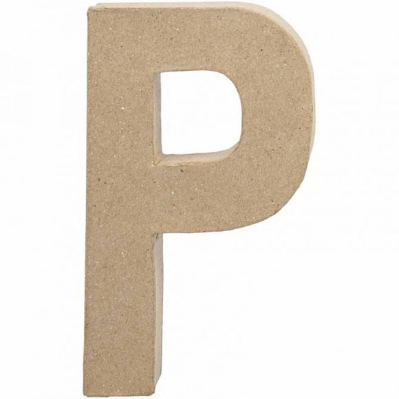 Letter P, Large, H: 20.5 Cm, W: 11.8Cm Thickness 2.5 Cm, 1 Pc