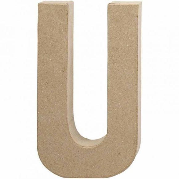 Letter U, Large, H: 20.5 Cm, W: 11.8Cm Thickness 2.5 Cm, 1 Pc