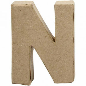 Letter, N,  H: 10 Cm, Thickness 1.7 Cm, 1Pc, W: 9.5Cm, 1Pc