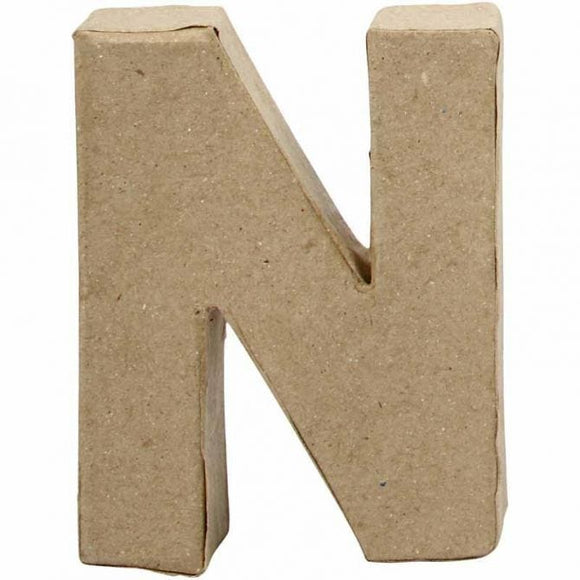 Letter, N,  H: 10 Cm, Thickness 1.7 Cm, 1Pc, W: 9.5Cm, 1Pc