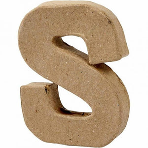 Letter, S,  H: 10 Cm, Thickness 1.7 Cm, 1Pc, W: 9.5Cm, 1Pc