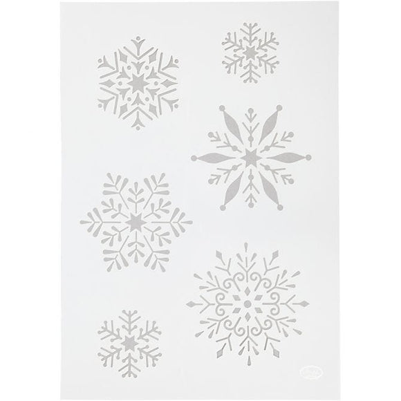 Snowflake Stencil , A4 21X30Cm, 1Pcs
