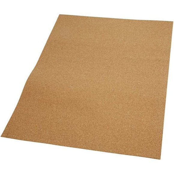 Cork Sheets, 35X45 Cm, 2 Mm, 4 Pc