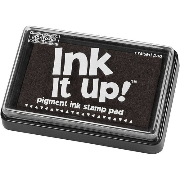 Ink Pad, Size 6.3X9.5 Cm, Black, 1Pc