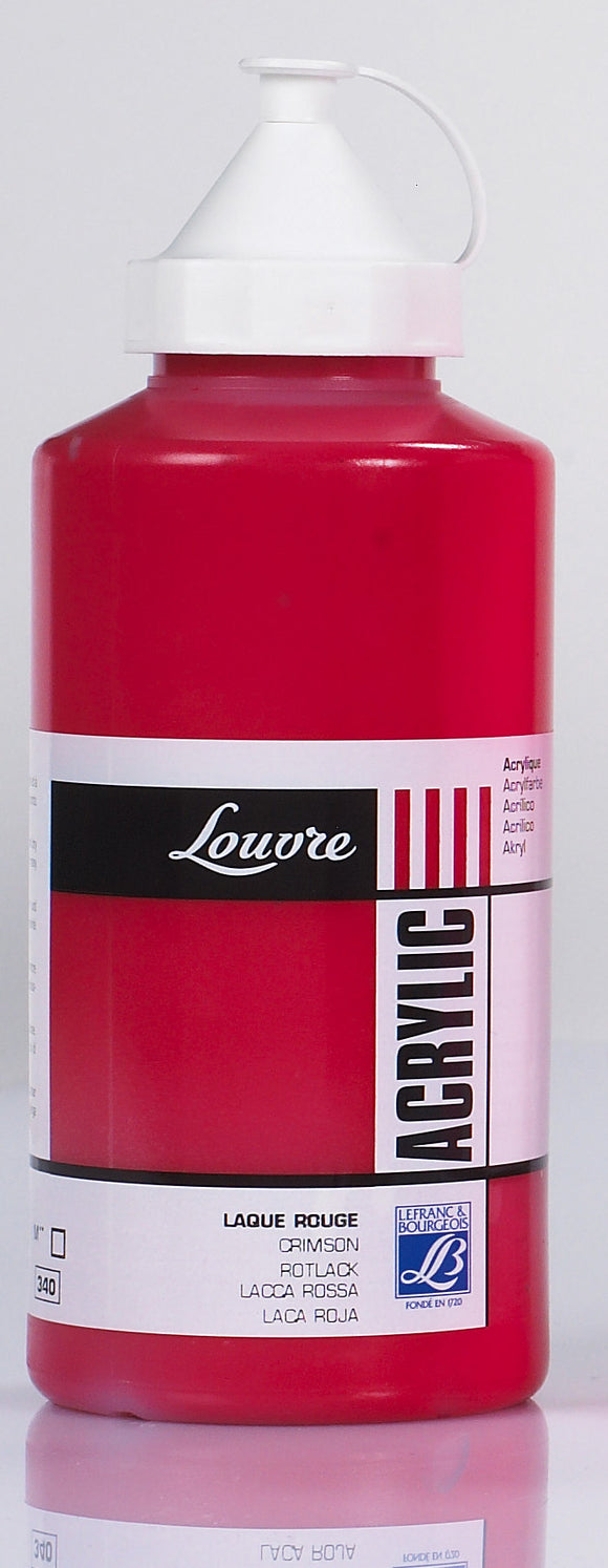 Lefranc & Bourgeois Louvre Acrylic Crimson 750Ml