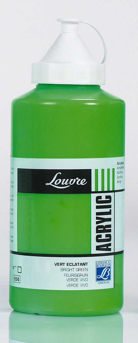 Lefranc & Bourgeois Louvre Acrylic Bright Grreen 750Ml