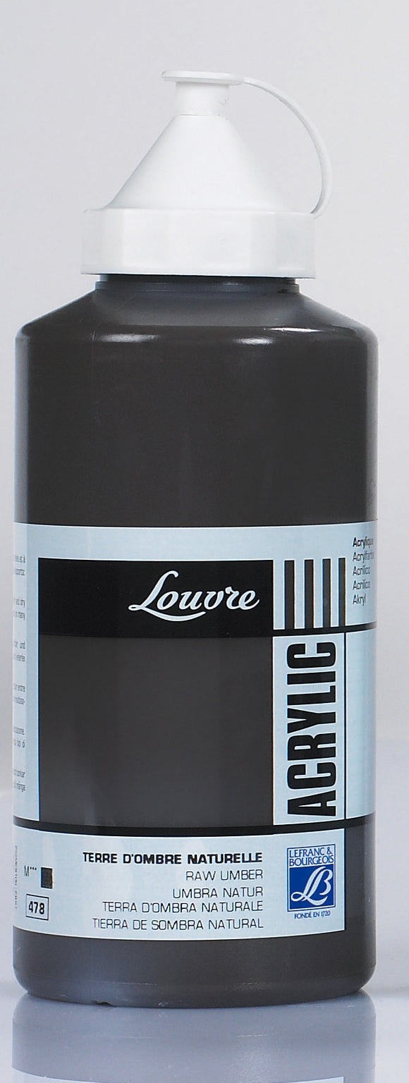 Lefranc & Bourgeois Louvre Acrylic Raw Umber 750Ml