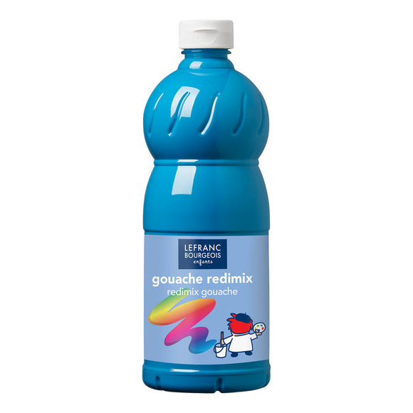 Lefrang & Bourgeios Readymix 1Litre Turquoise Blue