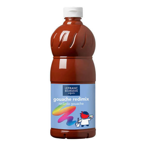 Lefrang & Bourgeios Readymix 1Litre Burnt Sienna