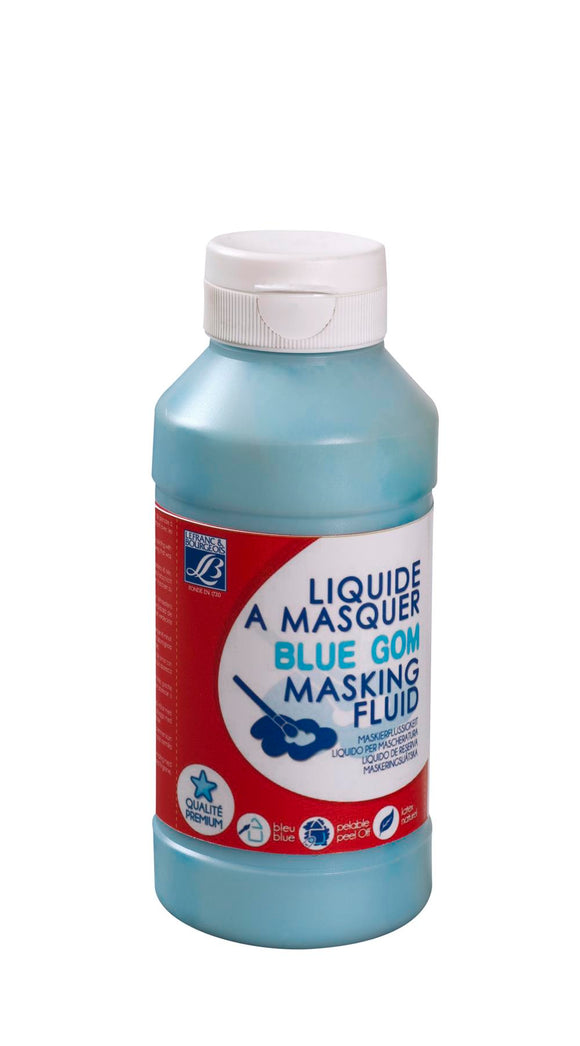 Blue Masking Fluid Lefrang & Bourgeios Ed 250Ml