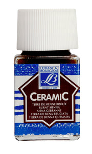 Lefranc & Bourgeios Ceramic 50Ml Burnt Sienna