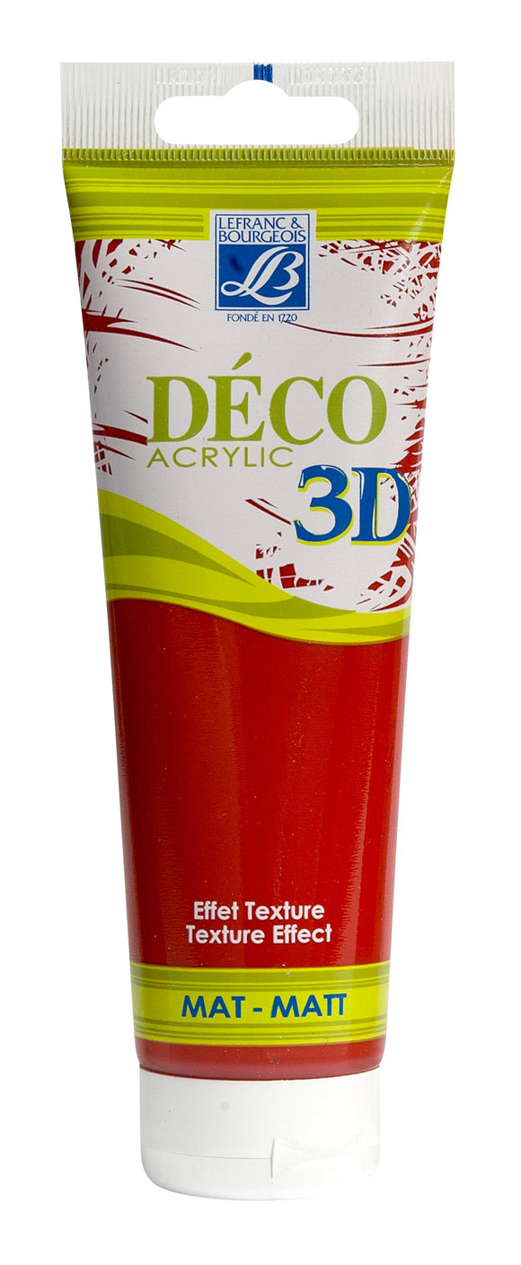Lefranc & Bourgeios Tube Deco 3D 120Ml Red Strawberry