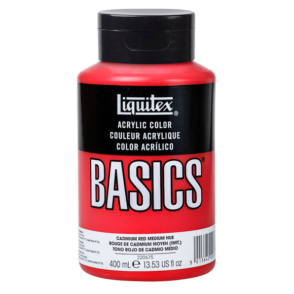 Liquitex Basics 400Ml Cadmium Red Hue