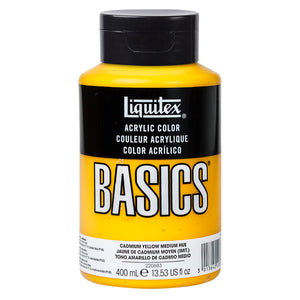 Liquitex Basics 400Ml Cadmium Yellow Medium Hue