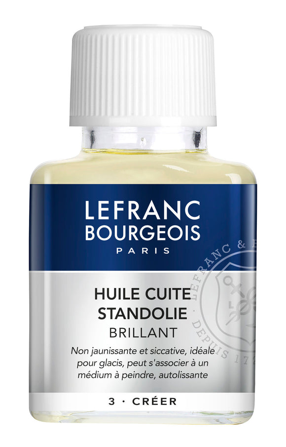 Lefranc & Bourgeios Stand Oil (Linseed) Bottle 75Ml