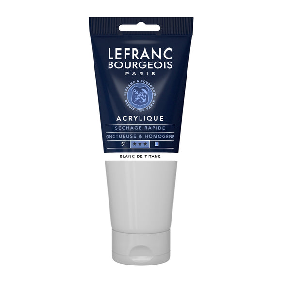 Lefranc & Bourgeios Fine Acrylic Colour 200Ml Tbe Titanium White