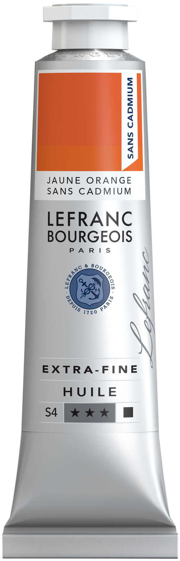 Lefranc & Bourgeois Extra-Fine Oil 40Ml Cadmium-Free Yellow Orange