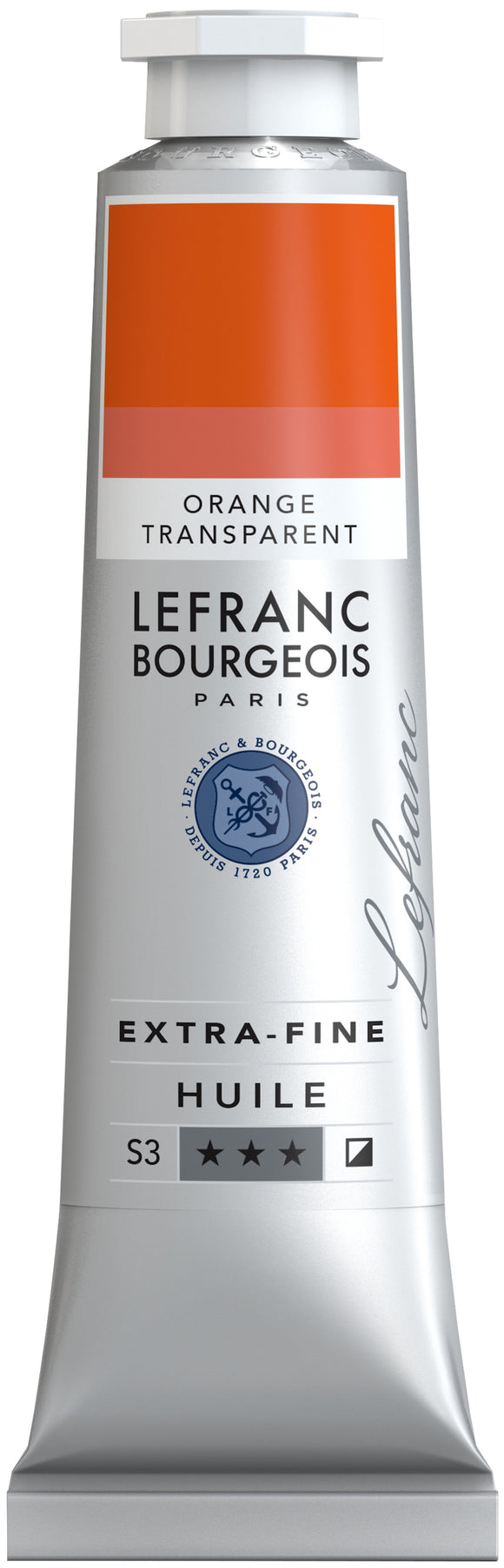 Lefranc & Bourgeois Extra-Fine Oil 40Ml Transparent Orange
