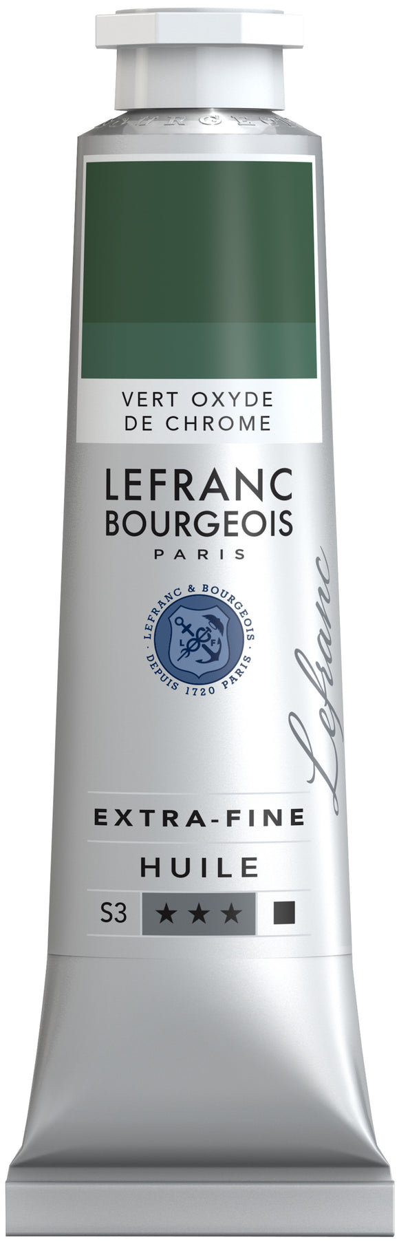 Lefranc & Bourgeois Extra-Fine Oil 40Ml Chromium Oxide Green