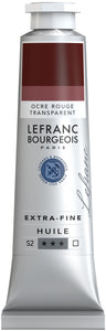 Lefranc & Bourgeois Extra-Fine Oil 40Ml Transparent Red Ochre