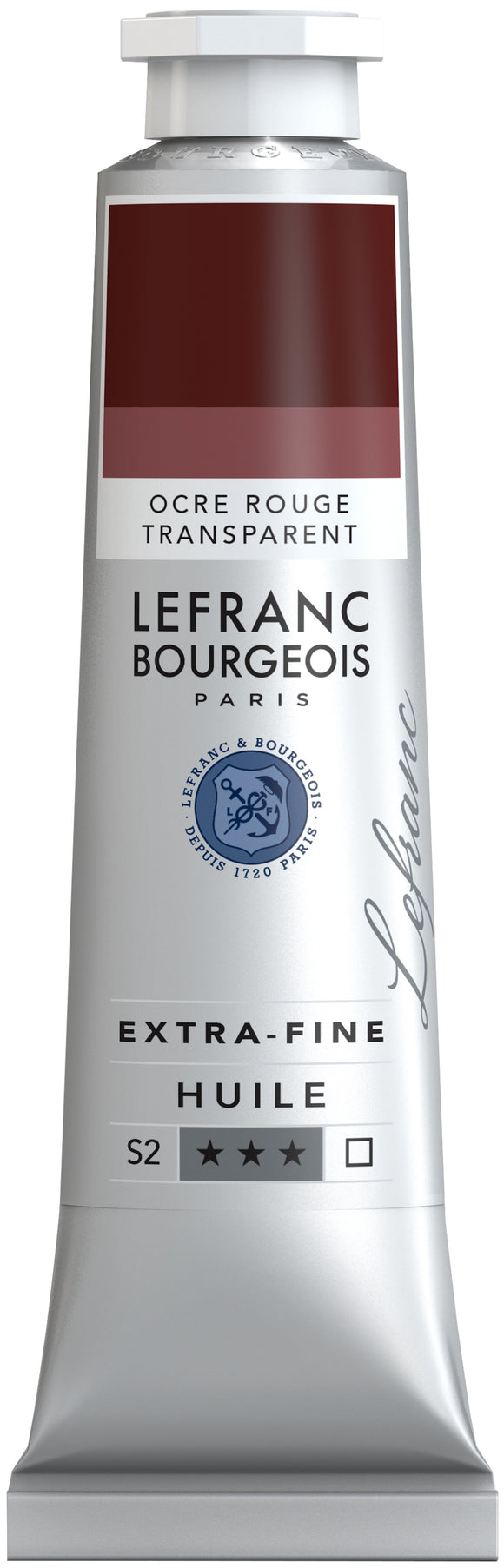 Lefranc & Bourgeois Extra-Fine Oil 40Ml Transparent Red Ochre