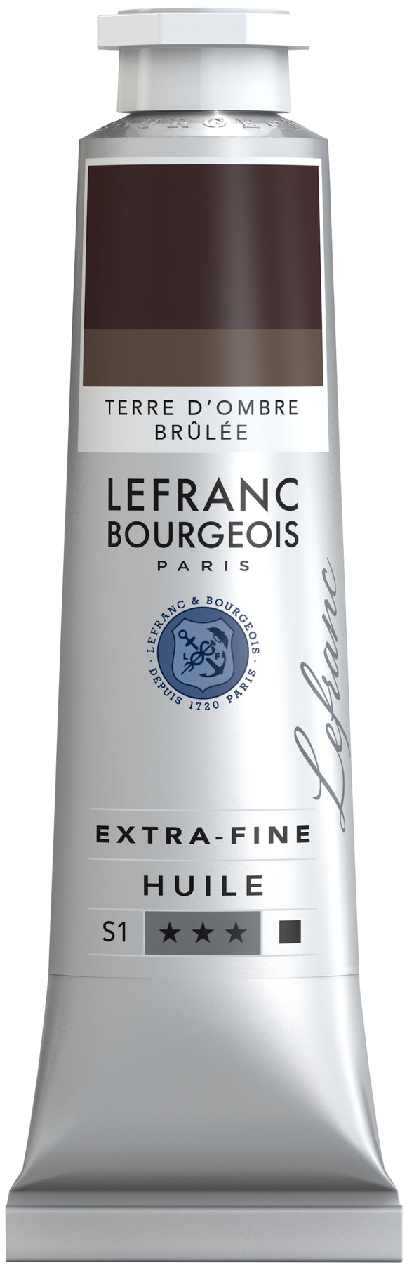 Lefranc & Bourgeois Extra-Fine Oil 40Ml Burnt Umber