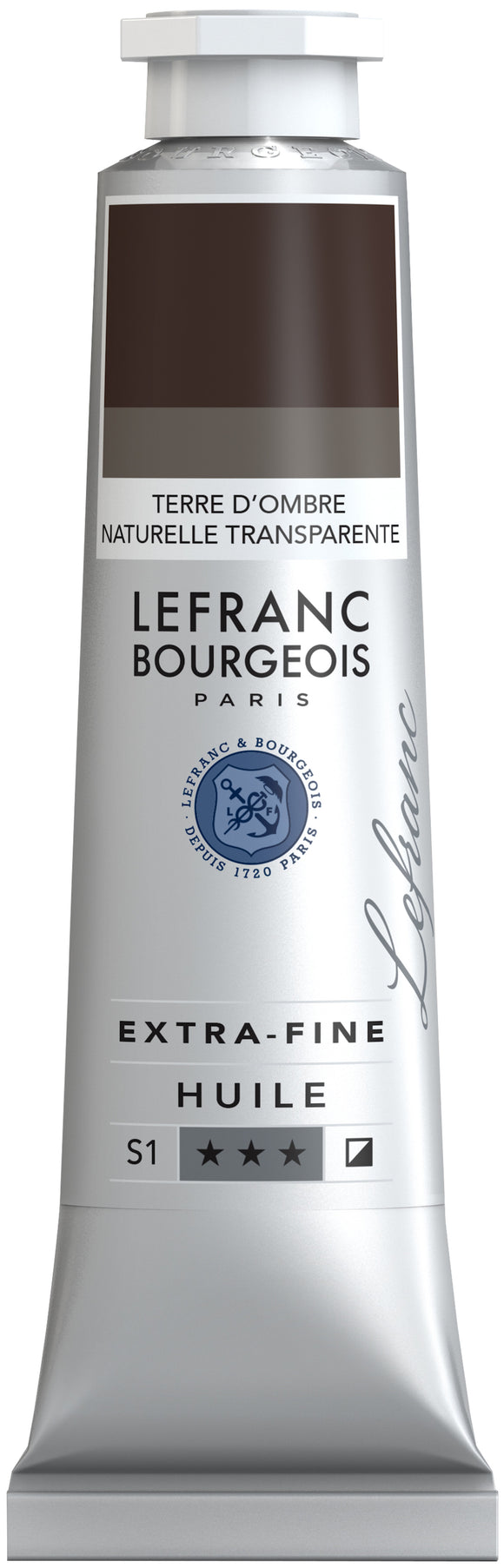 Lefranc & Bourgeois Extra-Fine Oil 40Ml Transparent Raw Umber