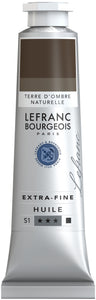 Lefranc & Bourgeois Extra-Fine Oil 40Ml Raw Umber