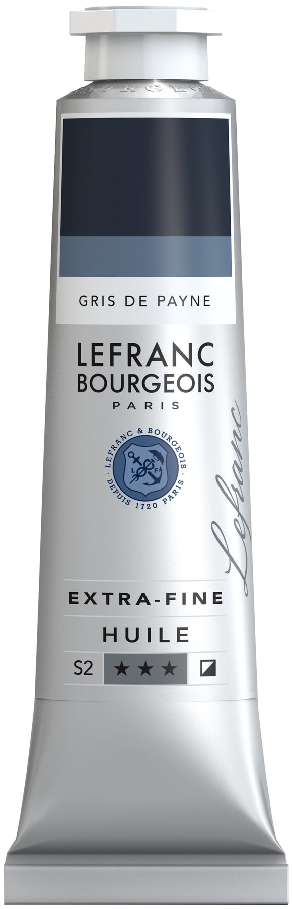 Lefranc & Bourgeois Extra-Fine Oil 40Ml Paynes Grey