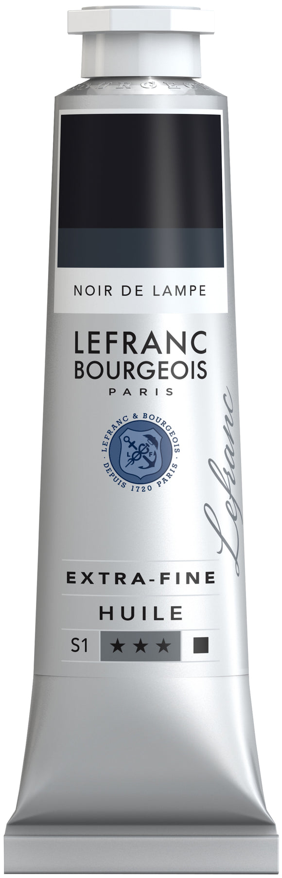 Lefranc & Bourgeois Extra-Fine Oil 40Ml Lamp Black