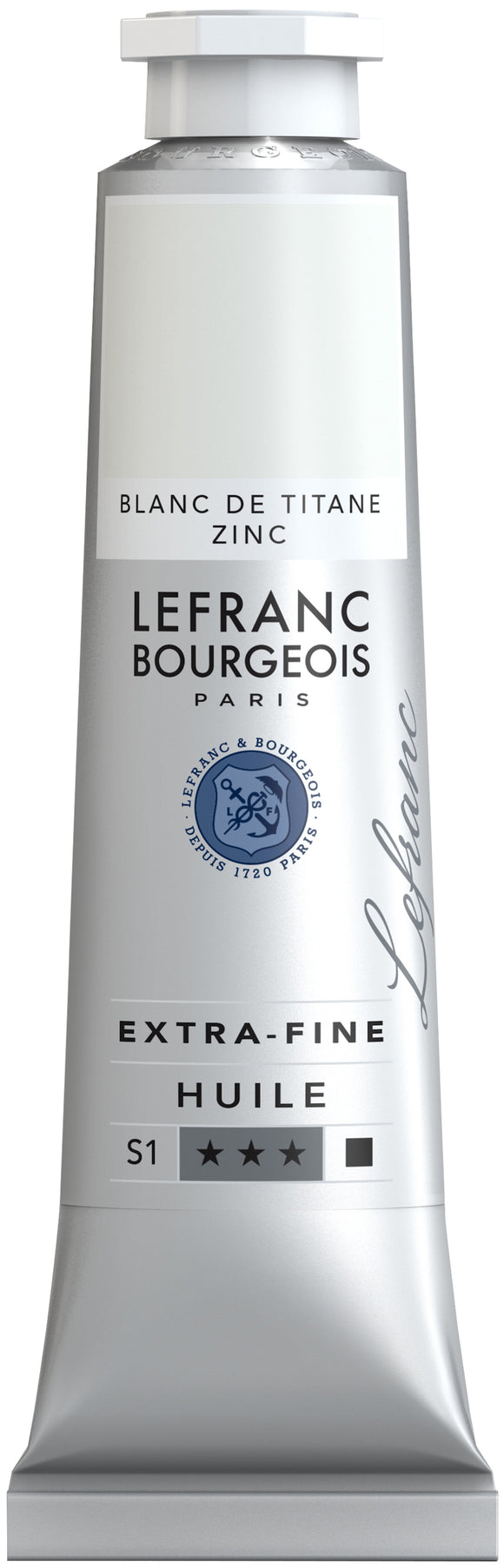 Lefranc & Bourgeois Extra-Fine Oil 40Ml Titanium Zinc White
