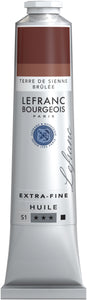 Lefranc & Bourgeois Extra-Fine Oil Burnt Sienna 200Ml