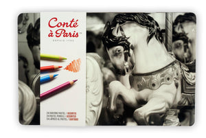 Conte A Paris Pastel Pencils Metal Box Assorted X24