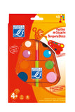 Lefranc & Bourgeois Education Gouache Set Of 10 Tempera Block Box + Brush