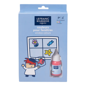 Lefranc & Bourgeois Education Acrylic Window Colour Classic Kit 4X35Ml