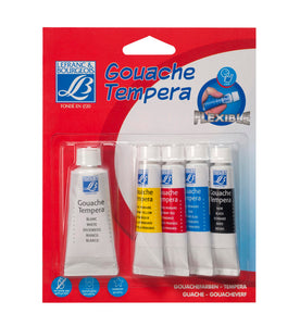 Lefranc & Bourgeois Assortment Gouache Educ 4X10Ml+20Ml Primary Colors