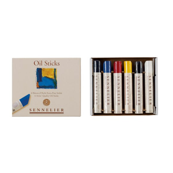 Sennelier Artist Quality Oil Sticks Set Of 6
