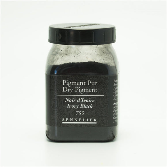 Sennelier Dry Pigment, Ivory Black - 120G