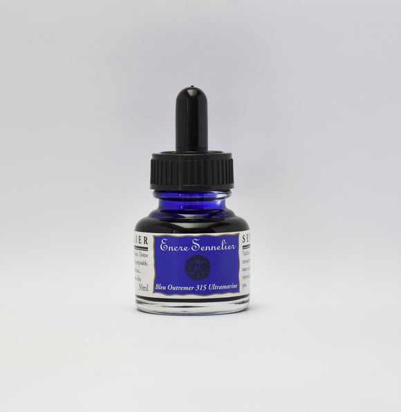 Sennelier Shellac Ink 30 Ml, Ultramarine Blue