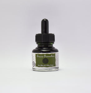 Sennelier Shellac Ink 30 Ml, Olive Green