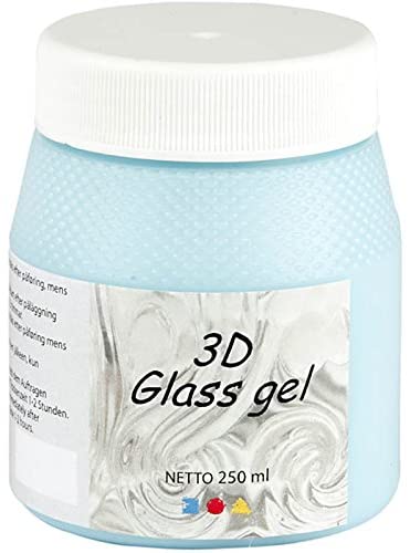 3D Glass Gel, Metallic Effect-Azure, 250Ml