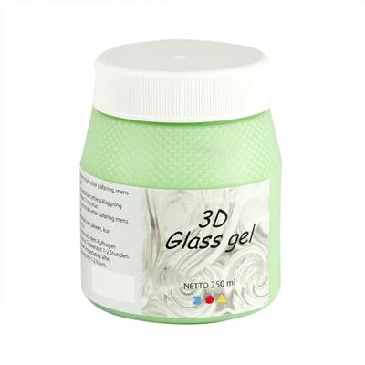 3D Glass Gel, Metallic Effect-Green, 250Ml